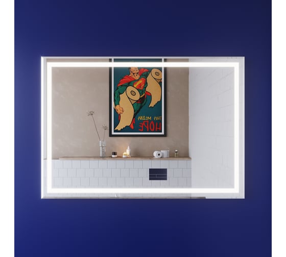 Зеркало IKA Evo 1000x30x700 с подсветкой 4657773604865