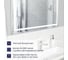 Зеркало IKA Evo 1000x30x700 с подсветкой 4657773604865 8