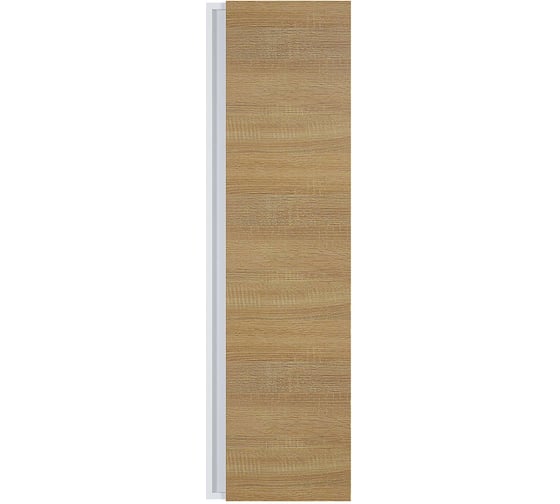 Шкаф-пенал для ванной комнаты uperwood Barsa 35х28х120 см, подвесной, белый/дуб сонома 293020529