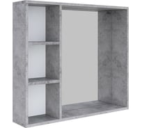 Зеркальный шкаф Onika Девис 80 бетон чикаго, универсальный 208093