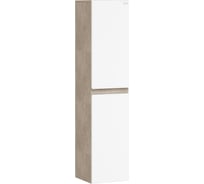 Пенал Onika Алеста 35 подвесной, белый/камень светлый, универсальный 403566