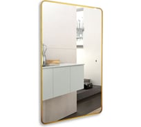 Зеркало Azario INCANTO 600x1000 бесконтактный сенсор, золотой декор, гор/верт LED-00002558 00079343