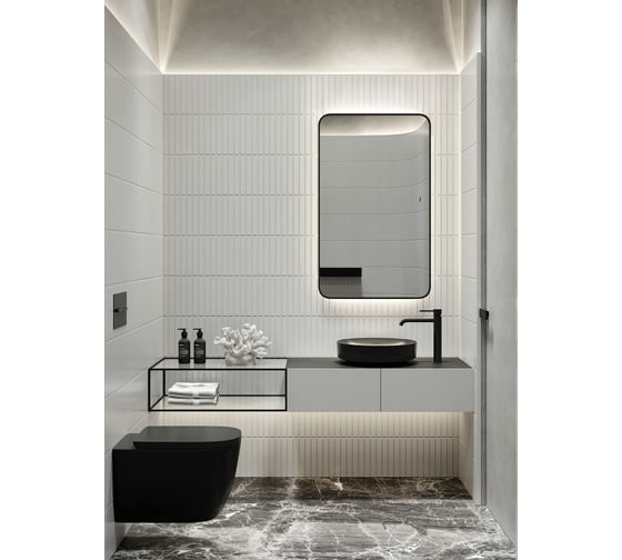 Зеркало Azario INCANTO 600x1000 бесконтактный сенсор LED-00002538 00077067