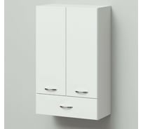 Подвесной шкаф над стиральной машиной IKA Уют 60 600x305x1100 мм., с корзиной, белый глянец 4627189087064