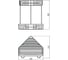 Полка решетка Savol угловая, двойная S-002832-2 2
