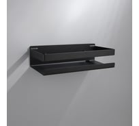 Полка SHIMIZU 20 см black SH-01