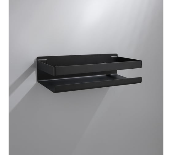 Полка SHIMIZU 20 см black SH-01