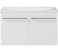 Подвесная тумба Brevita Catania - 80 белая (эмаль) CAT-01080-074П