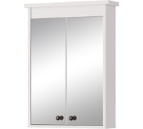 Навесной зеркальный шкаф LAZURIT Афродита дз белый 7098