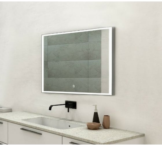 Зеркало с подсветкой Art&Max Arezzo 1200x800 тёплый/холодный свет AM-Are-1200-800-DS-FC