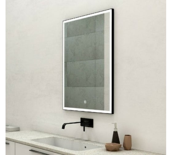 Зеркало с подсветкой Art&Max Arezzo 600x800 тёплый/холодный свет AM-Are-600-800-DS-FC