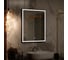 Зеркало с подсветкой Art&Max Arezzo 600x800 тёплый/холодный свет AM-Are-600-800-DS-FC-H-Nero 11