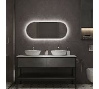 Зеркало с подсветкой Art&Max Bari 500x1200 AM-Bar-500-1200-DS-F-White