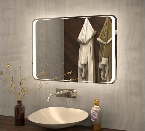 Зеркало с подсветкой Art&Max Elegant 700x800 AM-Ele-700-800-DS-F