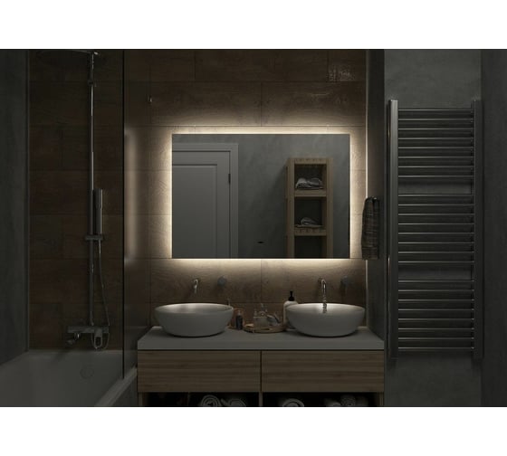 Зеркало с подсветкой Art&Max Perugia 1000x800 AM-Per-1000-800-DS-F