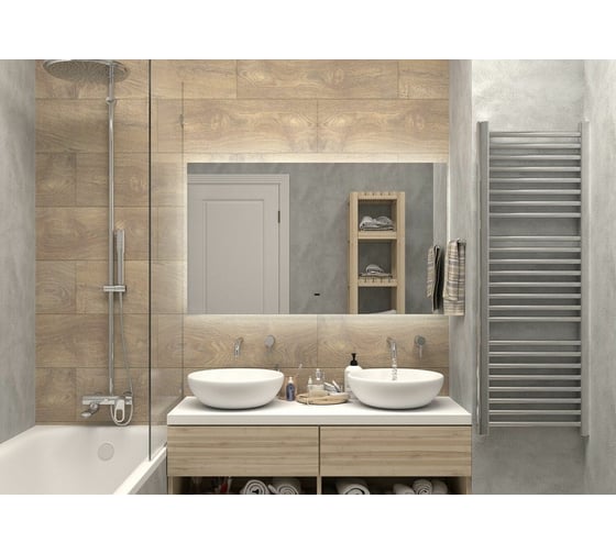 Зеркало с подсветкой Art&Max Perugia 1200x800 AM-Per-1200-800-DS-F