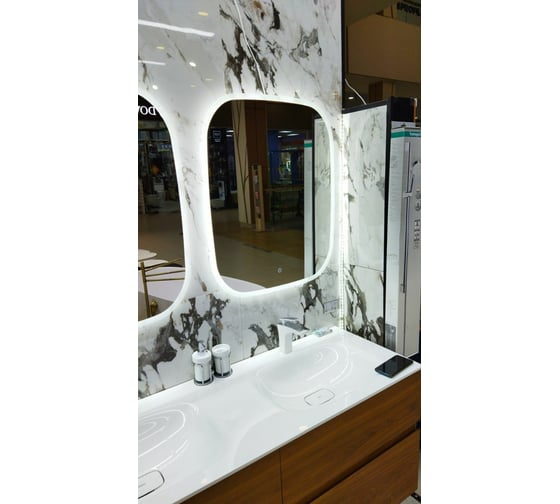 Зеркало с подсветкой Art&Max Forli 650x800 AM-For-650-800-DS-F
