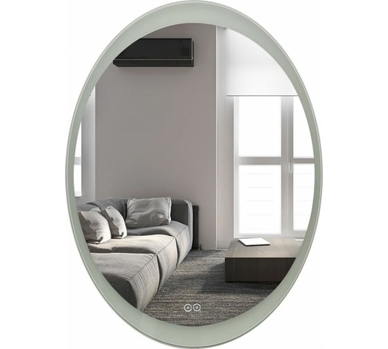 Зеркало с подсветкой и функцией антизапотевания Art&Max OVALE AM-Ova-570-770-DS-F-H