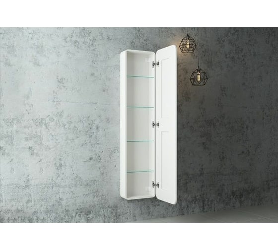 Зеркало-пенал с подсветкой Art&Max PLATINO AM-Pla-400-1600-1D-R-L-DS-F