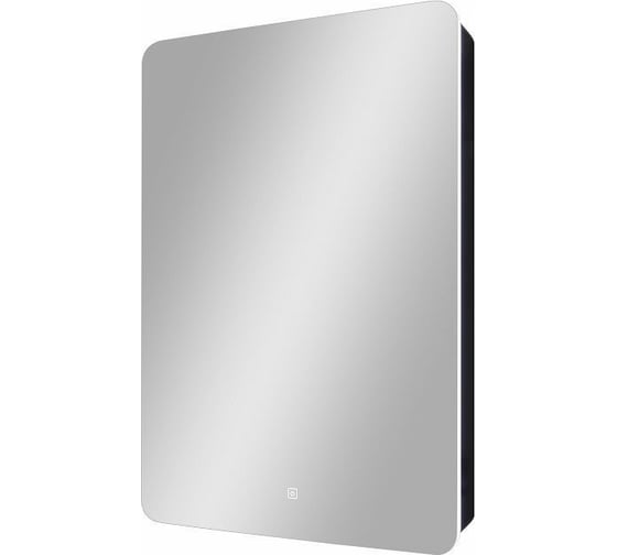 Зеркало-шкаф с подсветкой Art&Max LECCE AM-Lec-560-850-1D-L-DS-F-Nero