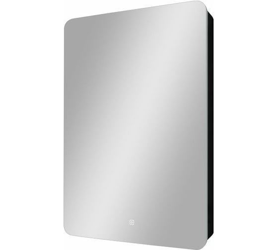 Зеркало-шкаф с подсветкой Art&Max LECCE AM-Lec-560-850-1D-L-DS-F-Nero