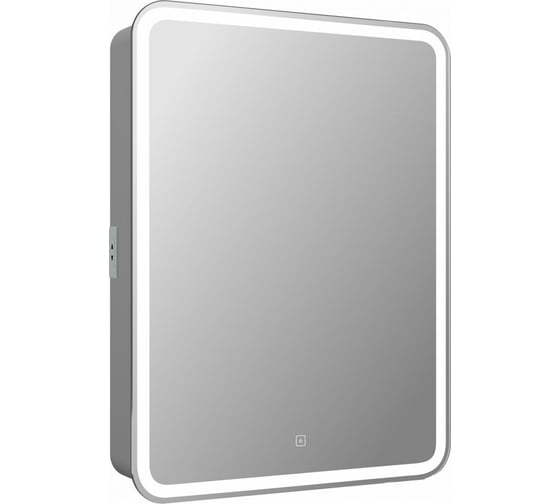Зеркало-шкаф с подсветкой Art&Max PLATINO AM-Pla-550-800-1D-R-DS-F