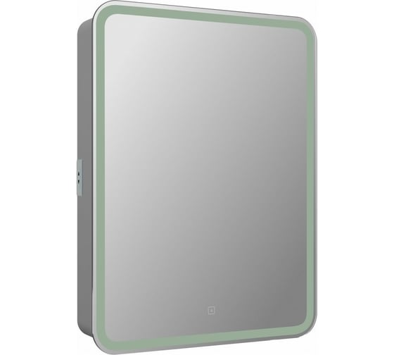 Зеркало-шкаф с подсветкой Art&Max PLATINO AM-Pla-550-800-1D-R-DS-F