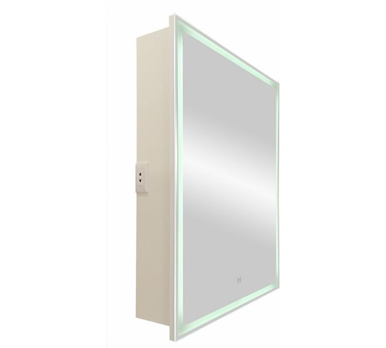 Зеркало-шкаф с подсветкой Art&Max TECHNO AM-Tec-550-800-1D-R-DS-F