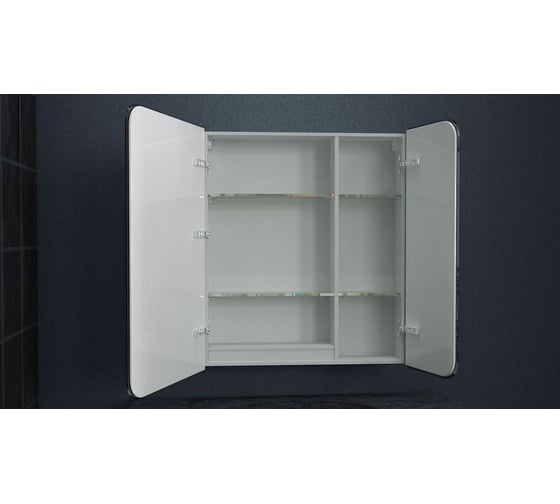 Зеркало-шкаф с подсветкой Art&Max VERONA левый AM-Ver-800-800-2D-L-DS-F