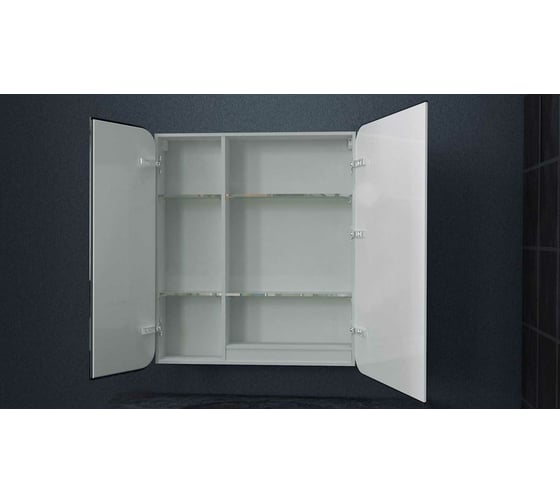 Зеркало-шкаф с подсветкой Art&Max VERONA правый AM-Ver-800-800-2D-R-DS-F