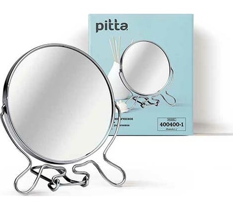Зеркало Ladina PITTA двустороннее, круглое, металл, обод 4" 400400-1