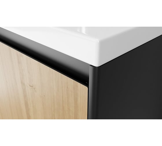 Подвесная тумба Velvex Klaufs 90.2Y.NEW шатанэ/черный tpKLA.90.2Y.NEW-617.217