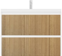 Подвесная тумба Velvex Klaufs 100.2Y.NEW шатанэ/белый tpKLA.100.2Y.NEW-617.216