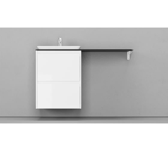 Подвесная тумба Velvex Klaufs 56x50.2Y белый tpKLA.56.50.2Y-616.216
