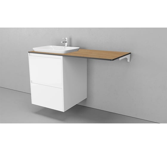 Подвесная тумба Velvex Klaufs 56x50.2Y белый tpKLA.56.50.2Y-616.216