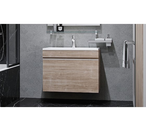 Подвесная тумба Velvex Pulsus 70 Дуб сонома tpPUL.70-25