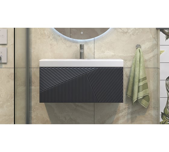 Подвесная тумба Velvex Edge 80.1Y, графит tpEDG.80.1Y-231