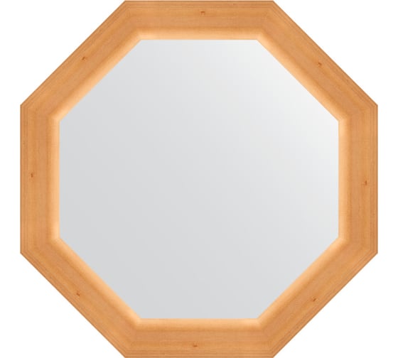 Зеркало в багетной раме EVOFORM сосна 62 мм, 56x56 см BY 3985 1