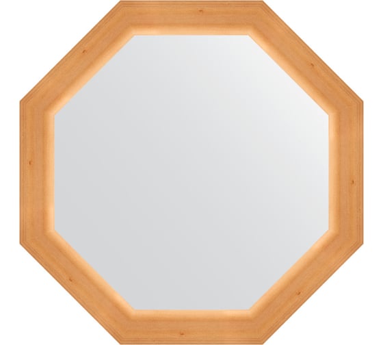 Зеркало в багетной раме EVOFORM сосна 62 мм, 61.6x61.6 см BY 3719 1