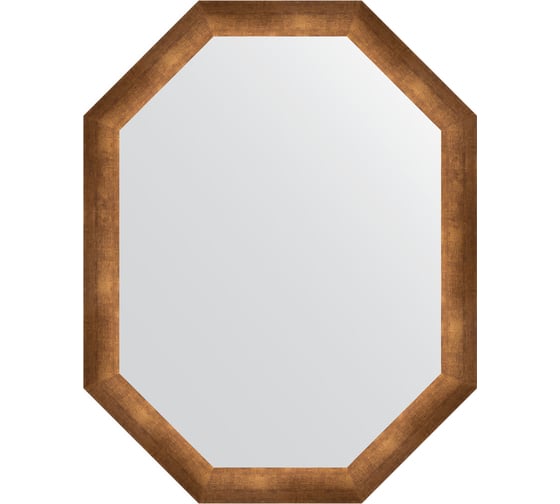 Зеркало в багетной раме EVOFORM состаренная бронза 66 мм, 72x92 см BY 7080 1