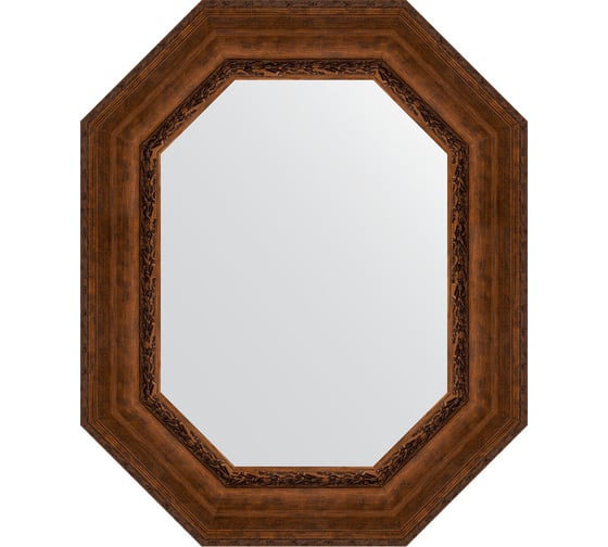 Зеркало в багетной раме EVOFORM состаренная бронза, с орнаментом 120 мм, 67x82 см BY 7266 1