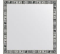 Зеркало в багетной раме EVOFORM состаренное дерево 50 мм, 62x62 см BY 7495