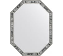 Зеркало в багетной раме EVOFORM состаренное дерево 50 мм, 59x79 см BY 7417