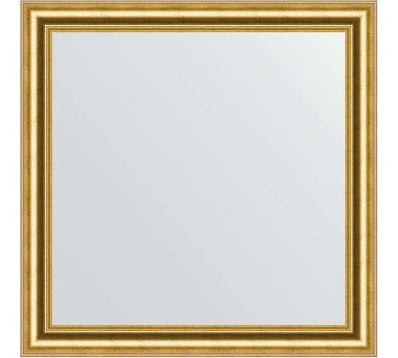 Зеркало в багетной раме EVOFORM состаренное золото 67 мм, 76x76 см BY 1031 1