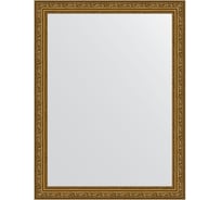 Зеркало EVOFORM в багетной раме - виньетка состаренное золото 56 mm (64x84 cm) 3167