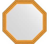 Зеркало в багетной раме EVOFORM состаренное золото 67 мм, 72.6x72.6 см BY 3735