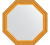 Зеркало в багетной раме EVOFORM состаренное золото 67 мм, 62.6x62.6 см BY 3734