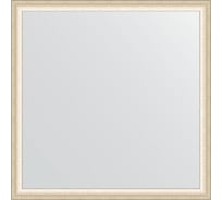 Зеркало в багетной раме EVOFORM состаренное серебро 37 мм, 70x70 см BY 0661