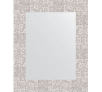 Зеркало в багетной раме EVOFORM соты алюминий 70 мм, 43x53 см BY 3019