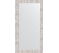 Зеркало в багетной раме EVOFORM соты алюминий 70 мм, 56x106 см BY 3083